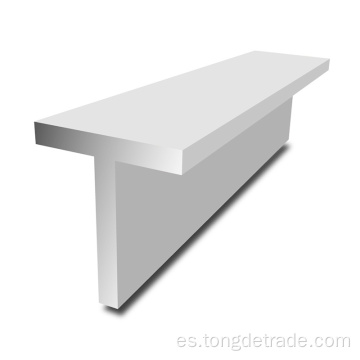 Metal 6063 T5 perfil de aluminio T barra stock